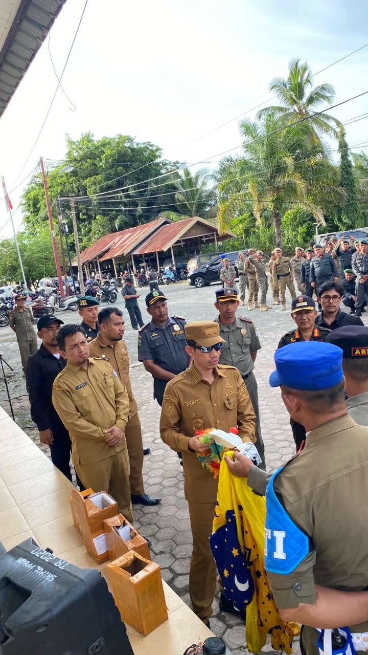 sidak kantor Satpol PP dan WH Aceh Barat Bupati Aceh Barat ingatkan penertiban Pengemis di Aceh Barat sesuai dengan aturan dan Qanun yang berlaku